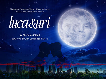 Luca and Uri at the Victory Theatre