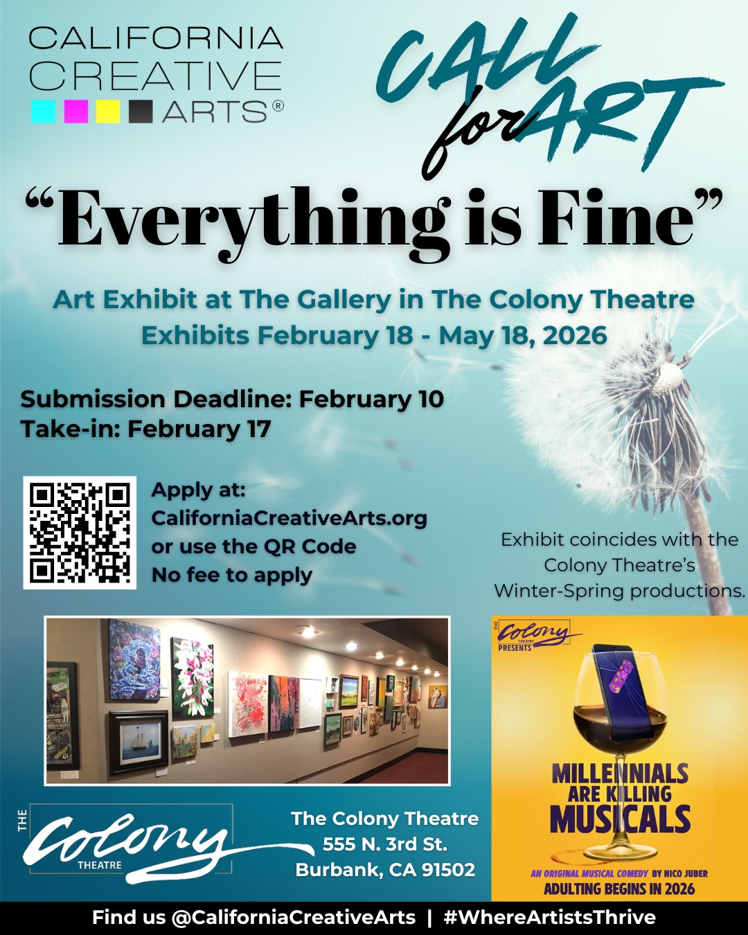 Call for Art: “Everything is Fine” at the Colony Theatre