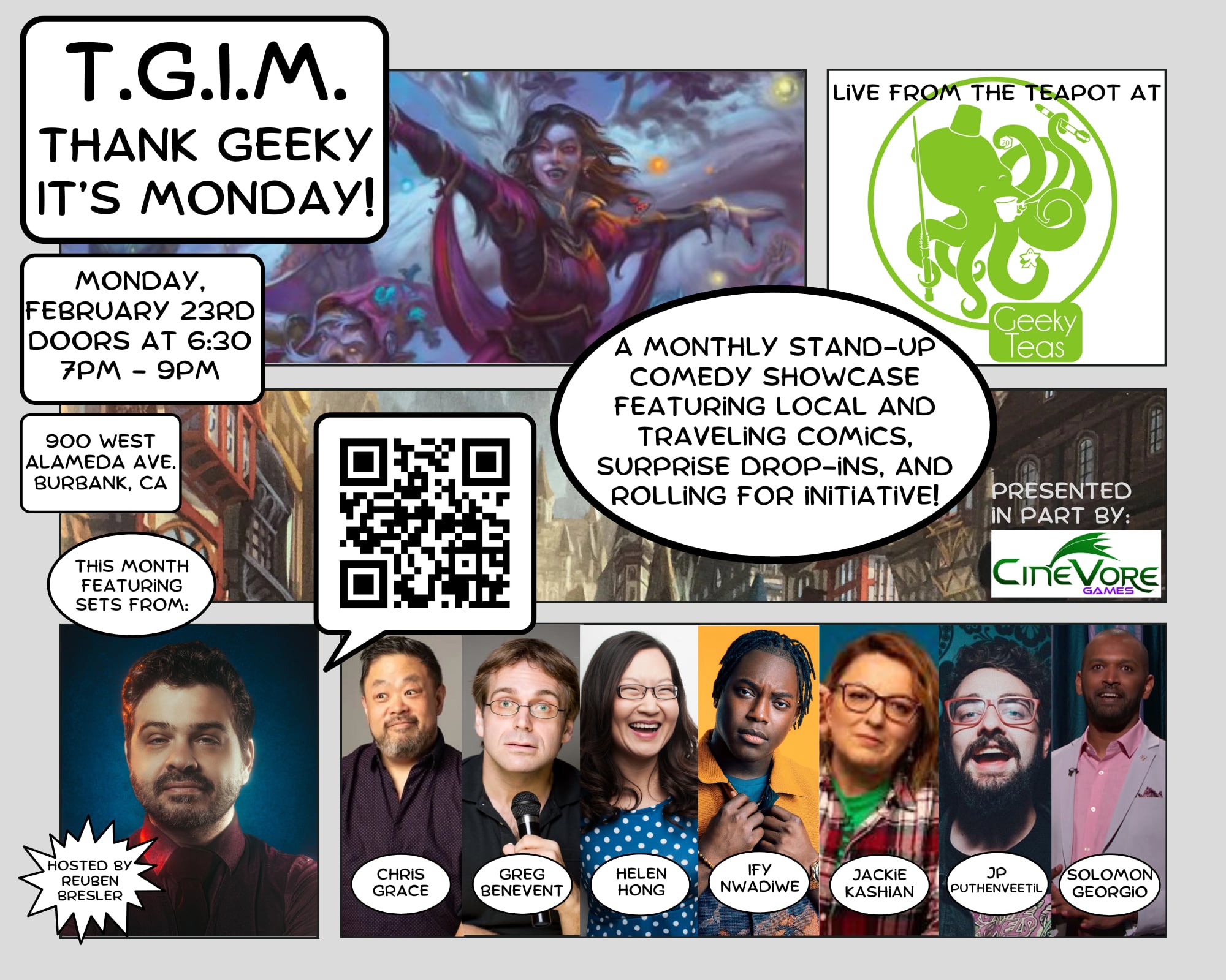 Thank Geeky It’s Monday – Standup at Geeky Teas