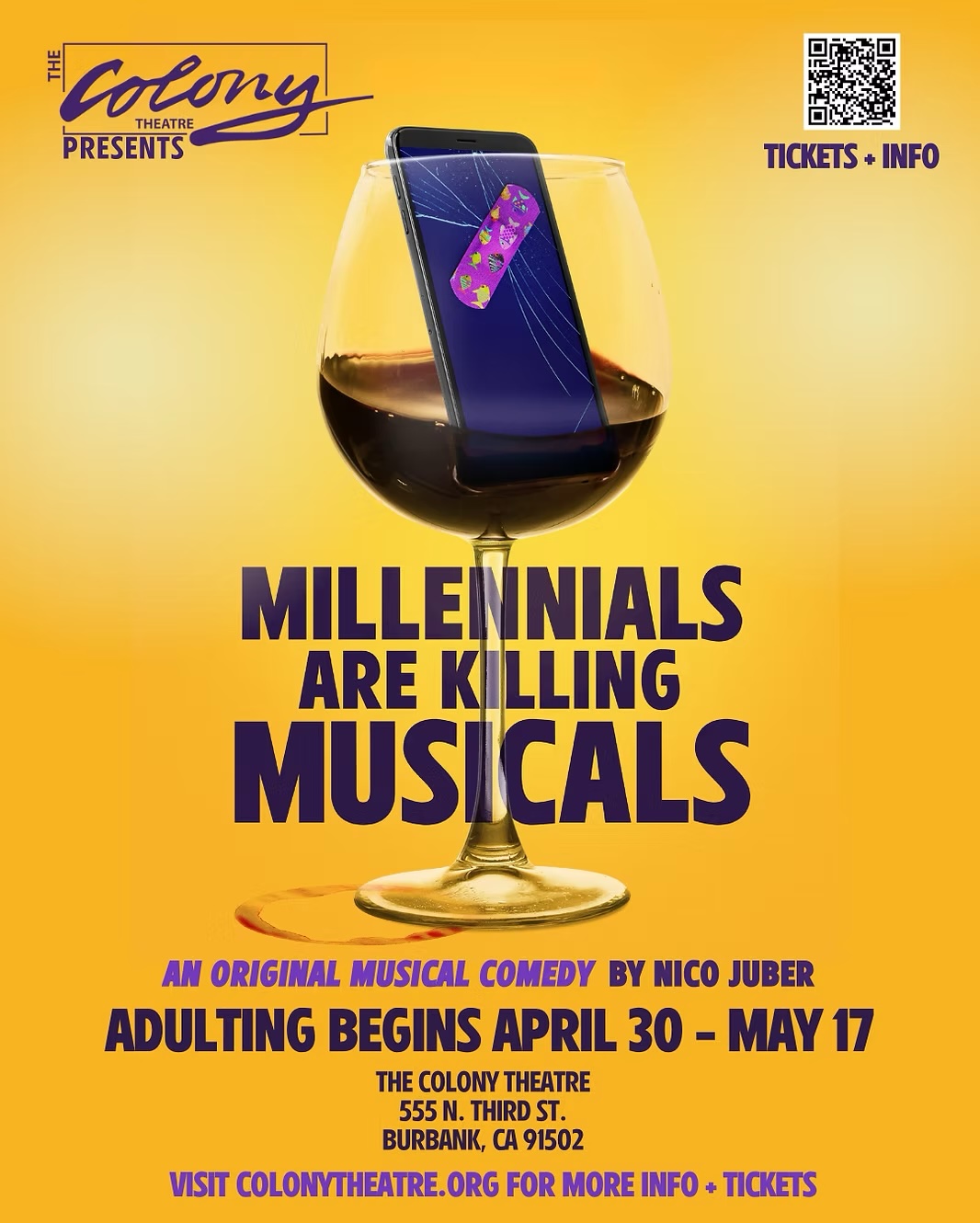 “Millennials Are Killing Musicals” at the Colony Theatre