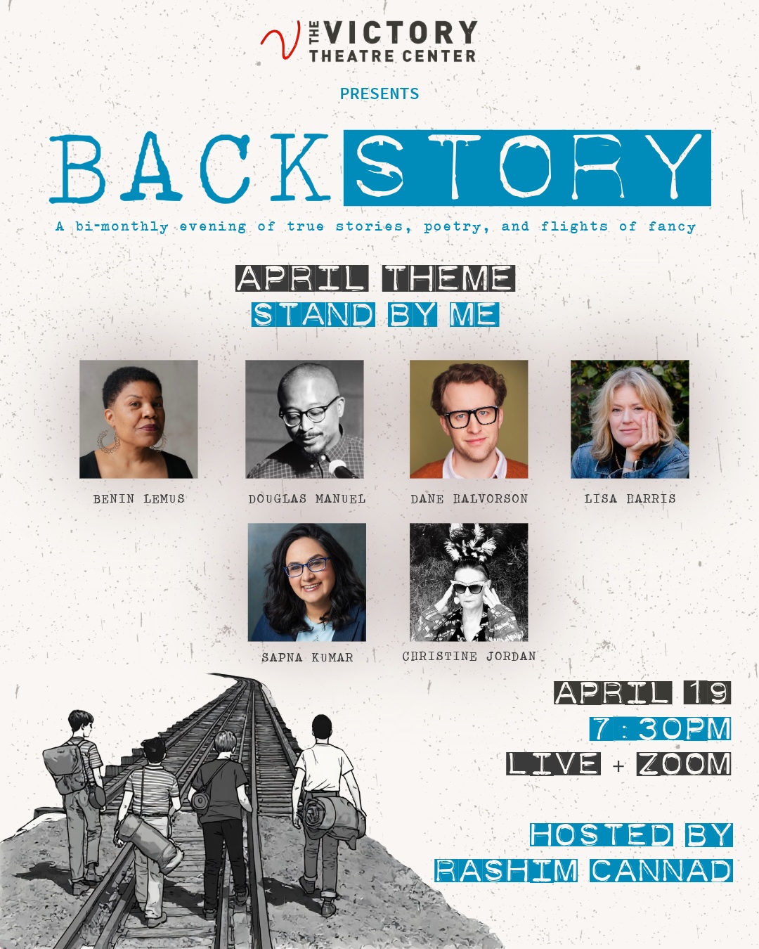 Stand by Me: Backstory at the Victory Theatre Center (Live and On Zoom)