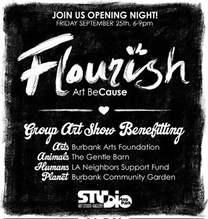 “Flourish: Art BeCause” Benefit Group Show