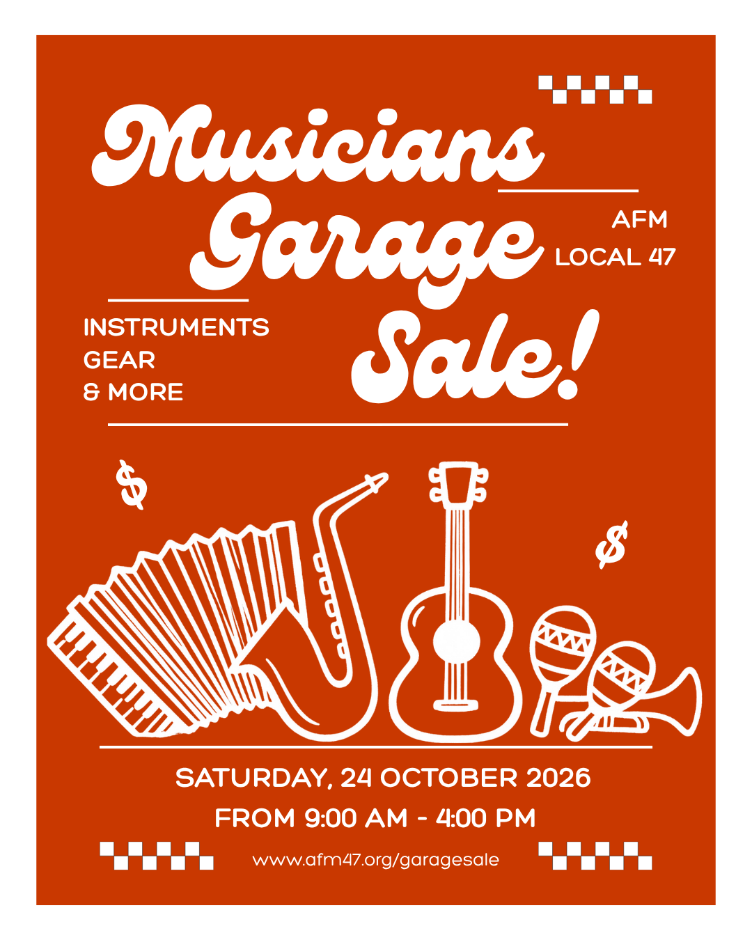 Musicians Garage Sale!