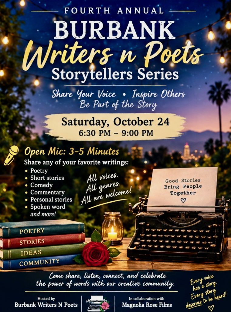 Burbank Writers N’ Poets: Storytelling Series